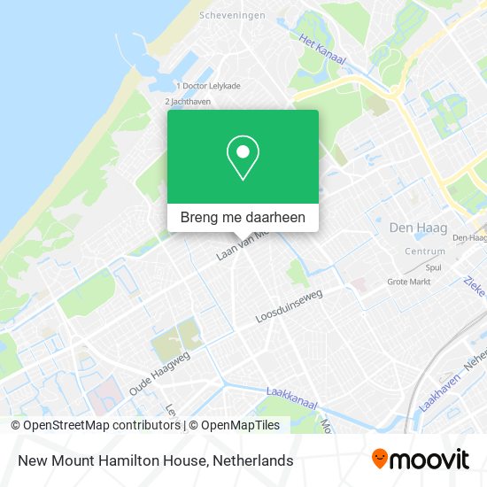 New Mount Hamilton House kaart