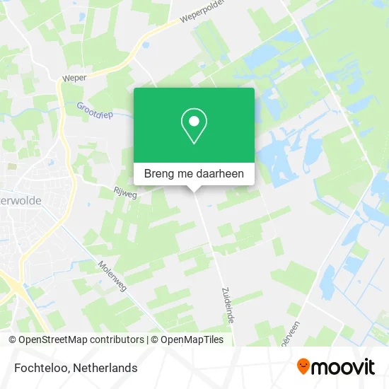 Fochteloo kaart