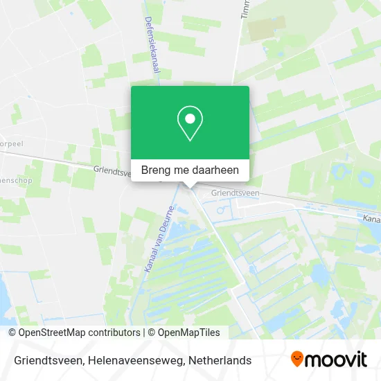 Griendtsveen, Helenaveenseweg kaart