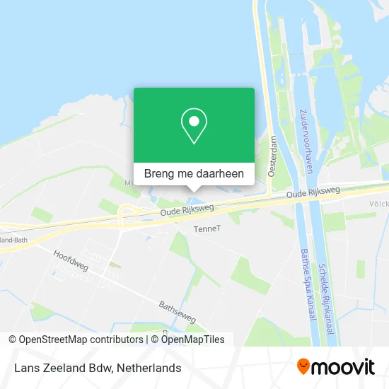 Lans Zeeland Bdw kaart