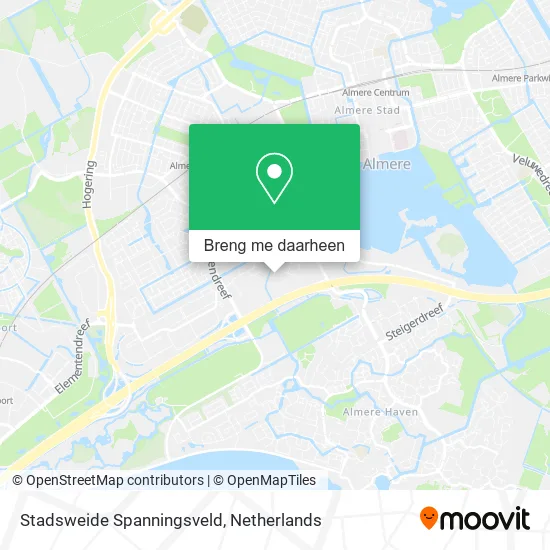 Stadsweide Spanningsveld kaart