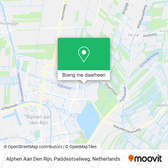 Alphen Aan Den Rijn, Paddestoelweg kaart