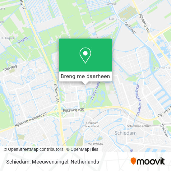 Schiedam, Meeuwensingel kaart