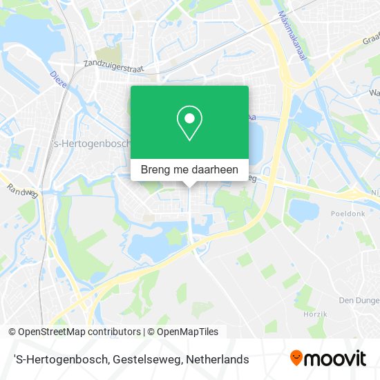 'S-Hertogenbosch, Gestelseweg kaart