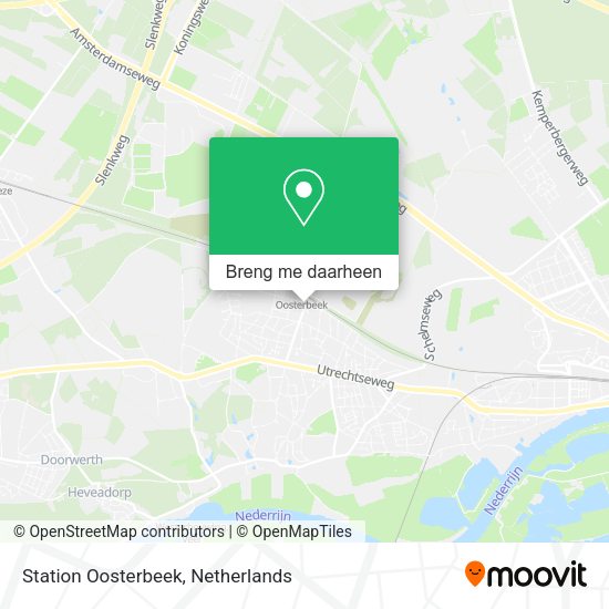 Station Oosterbeek kaart