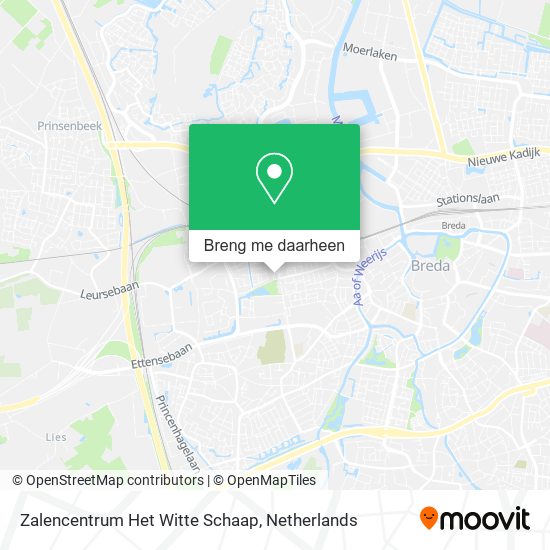 Zalencentrum Het Witte Schaap kaart