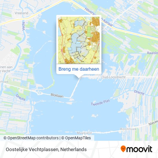 Oostelijke Vechtplassen kaart