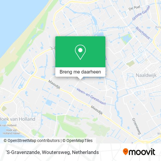 'S-Gravenzande, Woutersweg kaart
