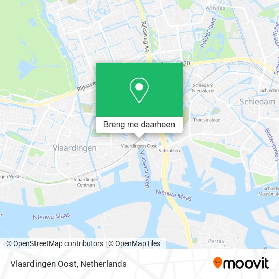 Vlaardingen Oost kaart