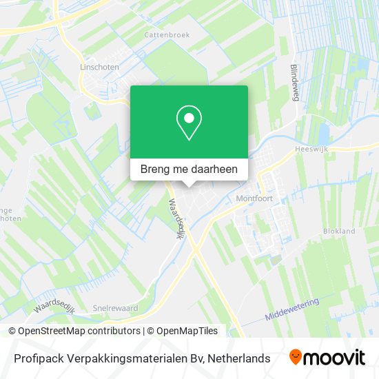 Profipack Verpakkingsmaterialen Bv kaart
