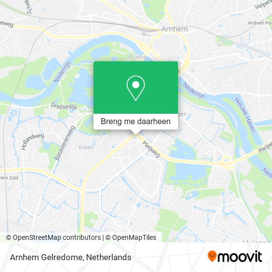 Arnhem Gelredome kaart