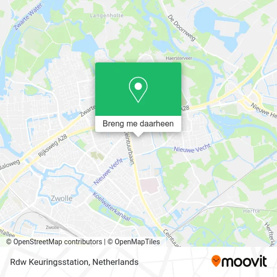 Rdw Keuringsstation kaart