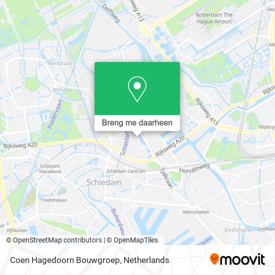 Coen Hagedoorn Bouwgroep kaart