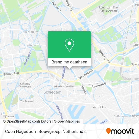 Coen Hagedoorn Bouwgroep kaart