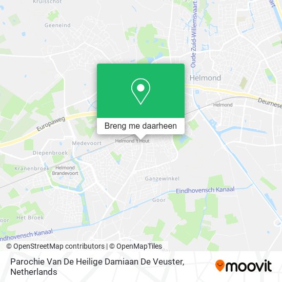Parochie Van De Heilige Damiaan De Veuster kaart