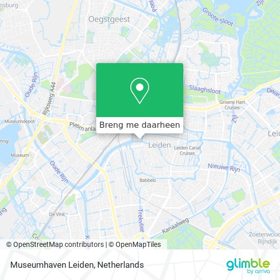 Museumhaven Leiden kaart