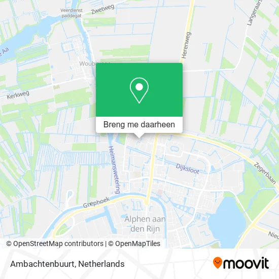 Ambachtenbuurt kaart