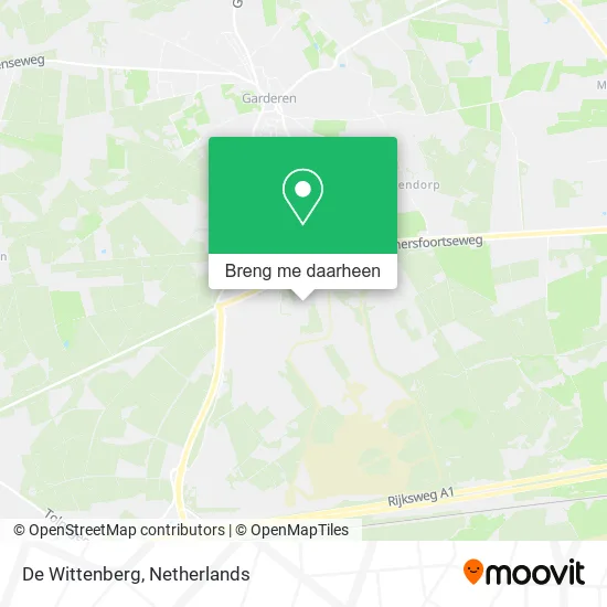 De Wittenberg kaart