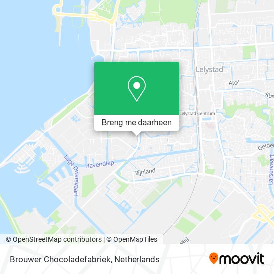 Brouwer Chocoladefabriek kaart