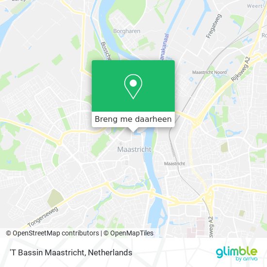 'T Bassin Maastricht kaart