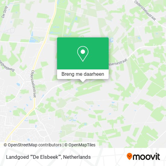 Landgoed ""De Elsbeek"" kaart