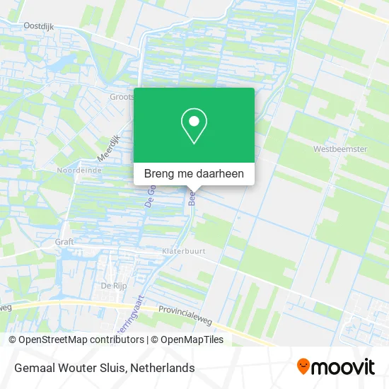 Gemaal Wouter Sluis kaart