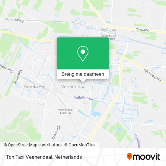 Tcn Taxi Veenendaal kaart