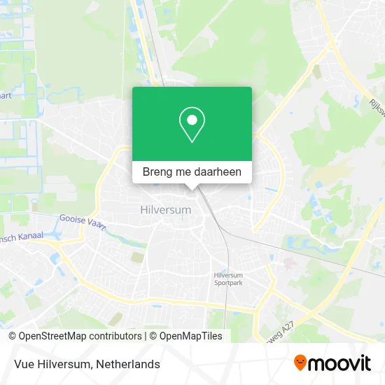 Vue Hilversum kaart