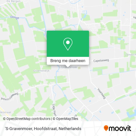 'S-Gravenmoer, Hoofdstraat kaart