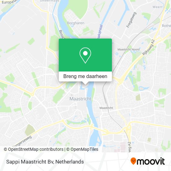 Sappi Maastricht Bv kaart
