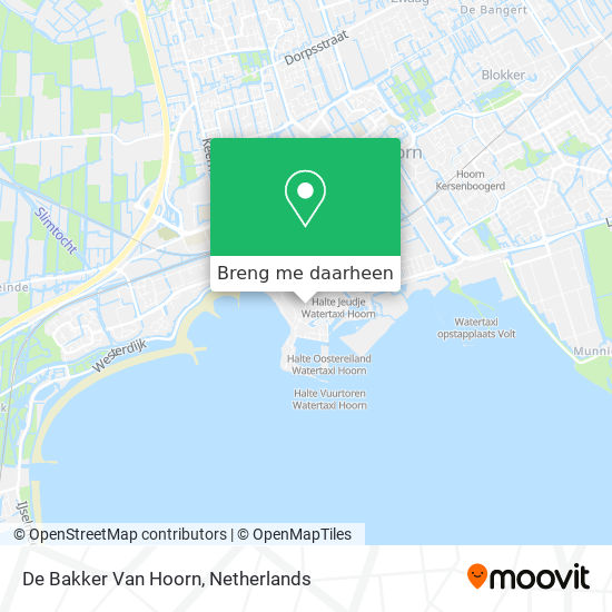 De Bakker Van Hoorn kaart
