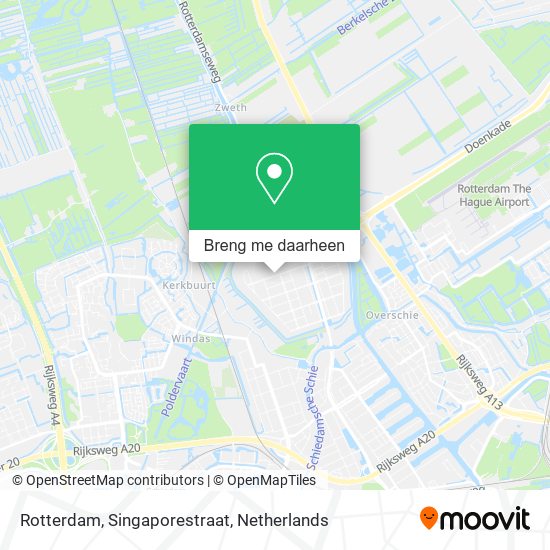 Rotterdam, Singaporestraat kaart