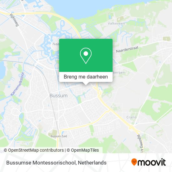 Bussumse Montessorischool kaart