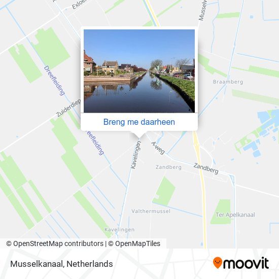 Musselkanaal kaart