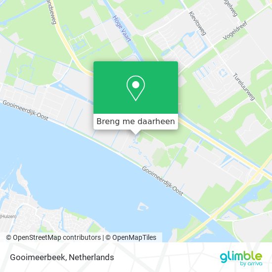 Gooimeerbeek kaart