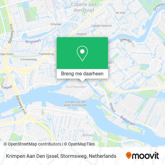Krimpen Aan Den Ijssel, Stormsweg kaart