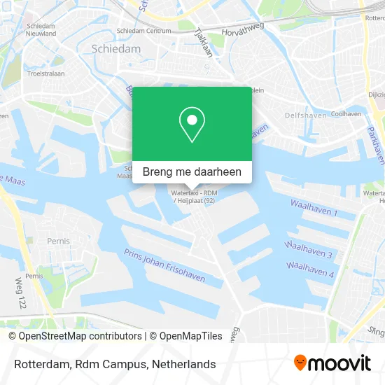 Rotterdam, Rdm Campus kaart
