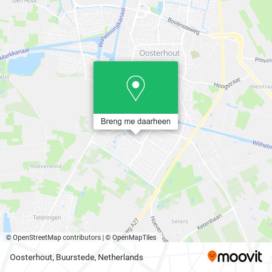 Oosterhout, Buurstede kaart
