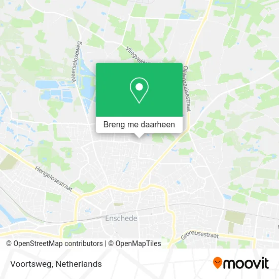 Voortsweg kaart