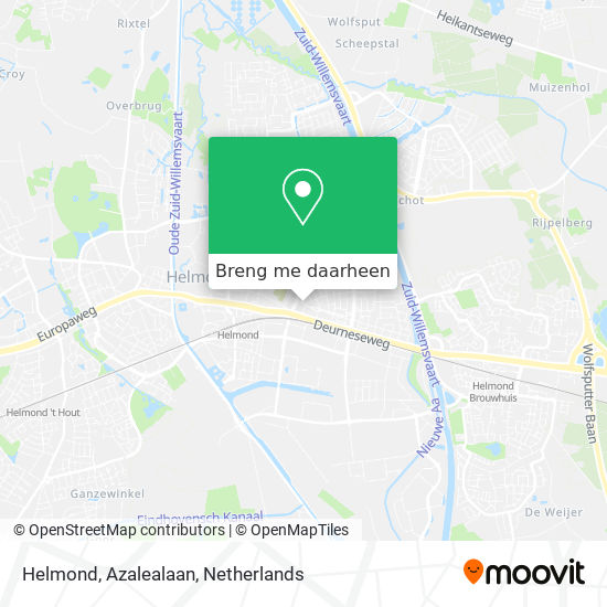 Helmond, Azalealaan kaart