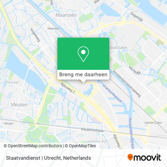 Staatvandienst | Utrecht kaart