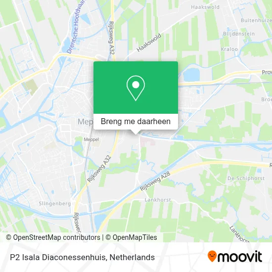 P2 Isala Diaconessenhuis kaart