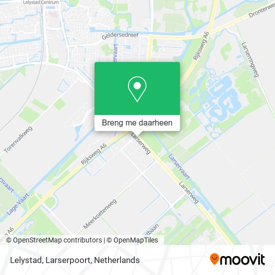 Lelystad, Larserpoort kaart