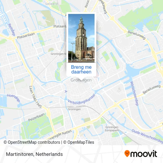 Martinitoren kaart