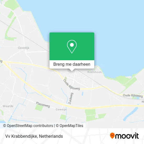 Vv Krabbendijke kaart