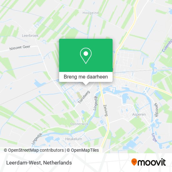 Leerdam-West kaart