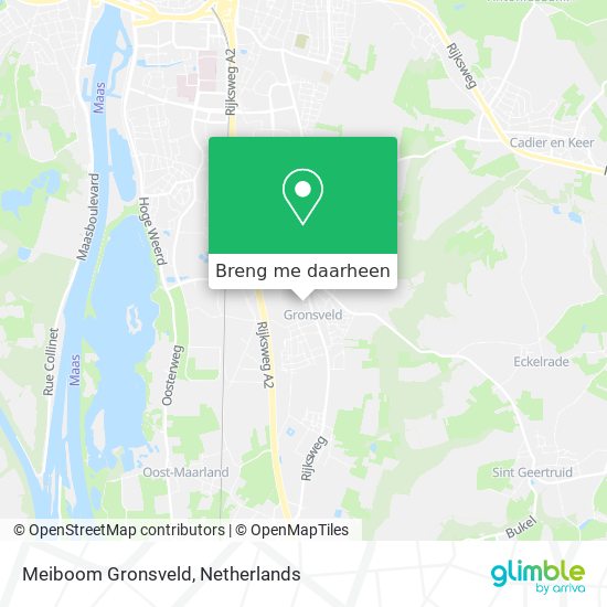 Meiboom Gronsveld kaart