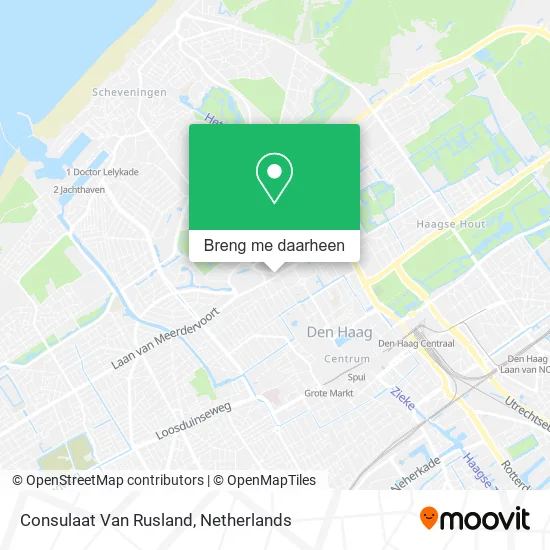 Consulaat Van Rusland kaart