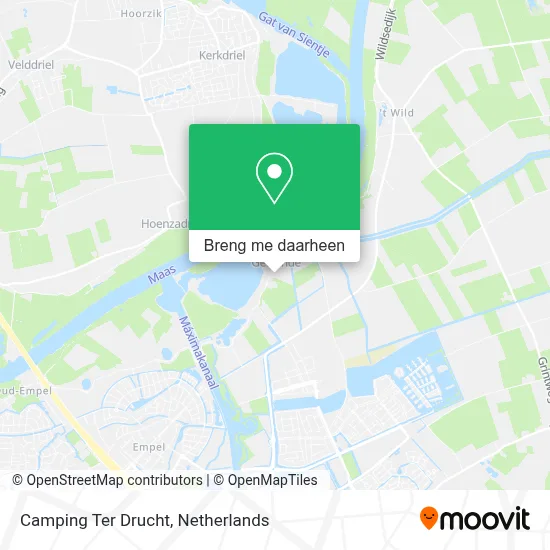 Camping Ter Drucht kaart