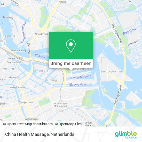 China Health Massage kaart
